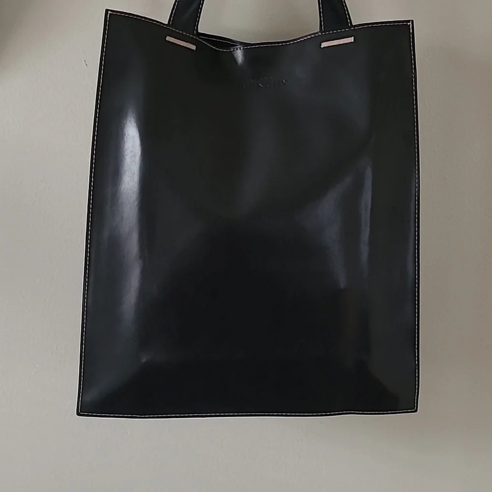 Givenchy Parfums Black Tote Bag with Snap Closure & Dual Handles - Picture 1 of 16